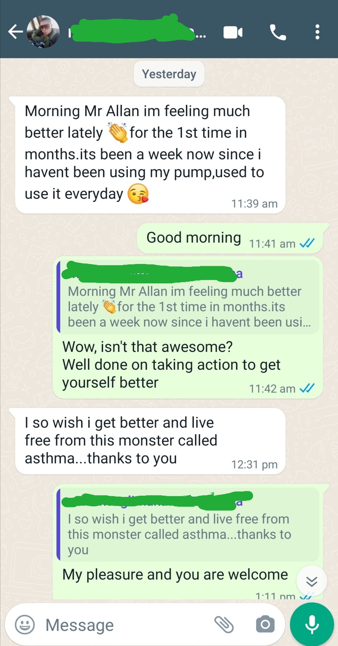 Asthma Pack (R1190 with FREE DELIVERY)