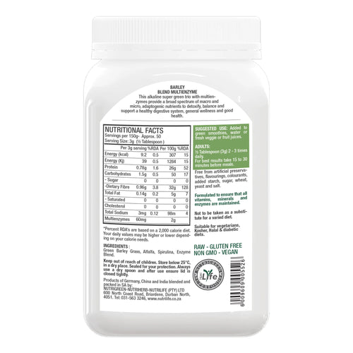 Barley Blend - Barley Grass with Alfalfa and Spirulina - Supa Boost Health
