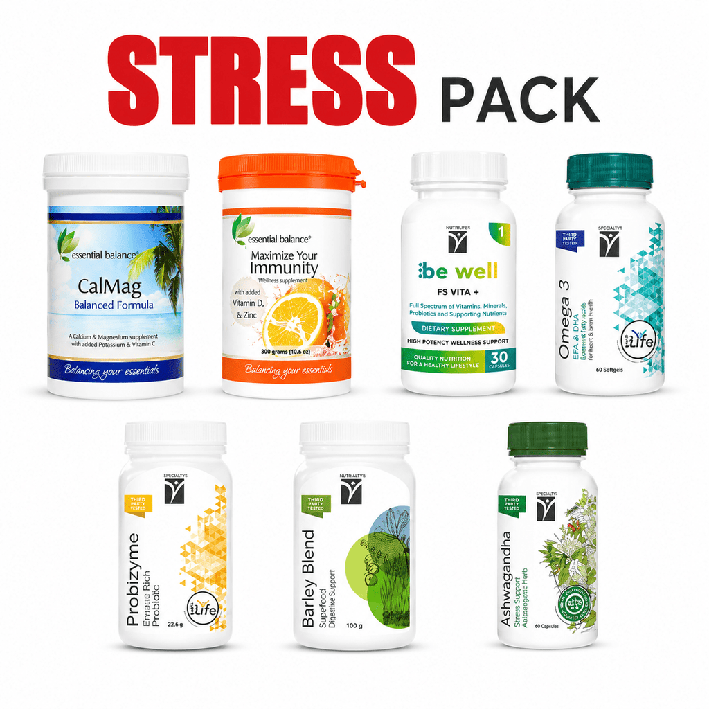 STRESS PACK - to combat the effects of Stress - Supa Boost Health