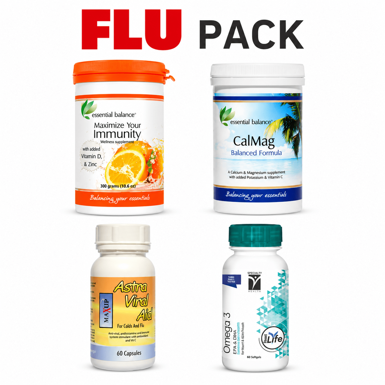 Flu Pack - Beat the Flu in 2 days - Supa Boost Health