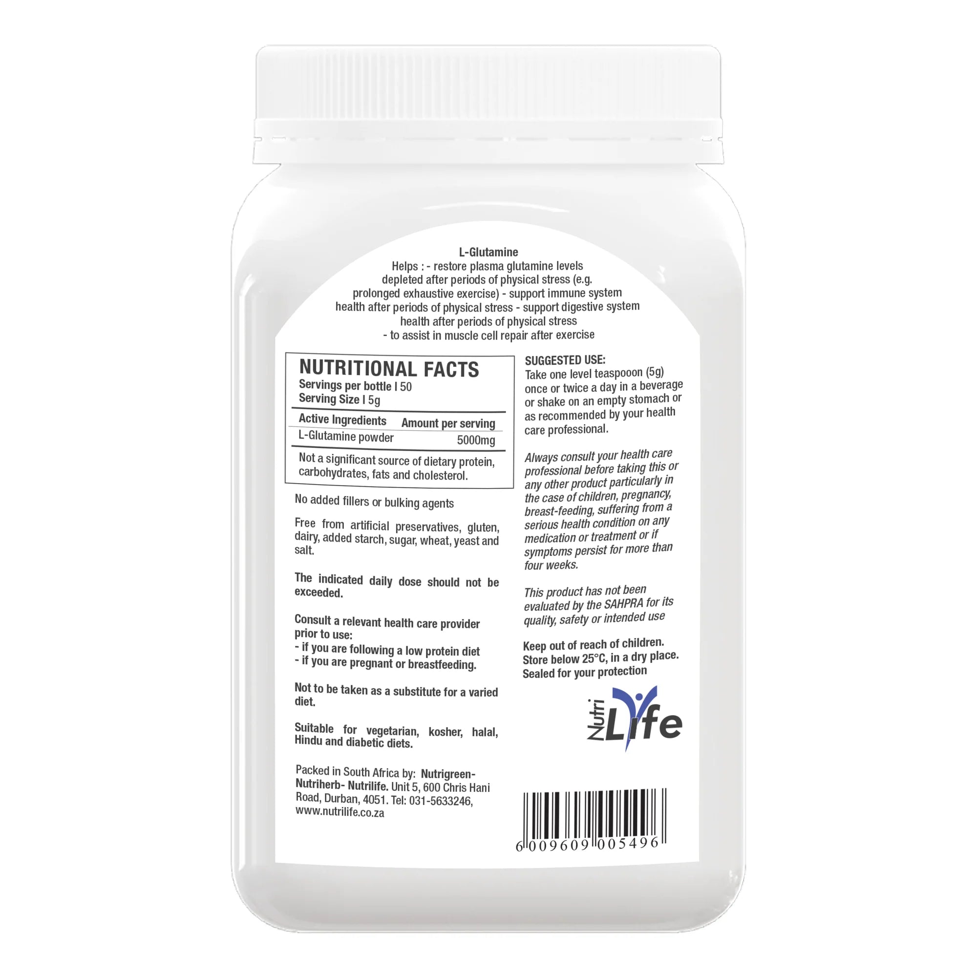 L-Glutamine (Amino Acid) - Supa Boost Health