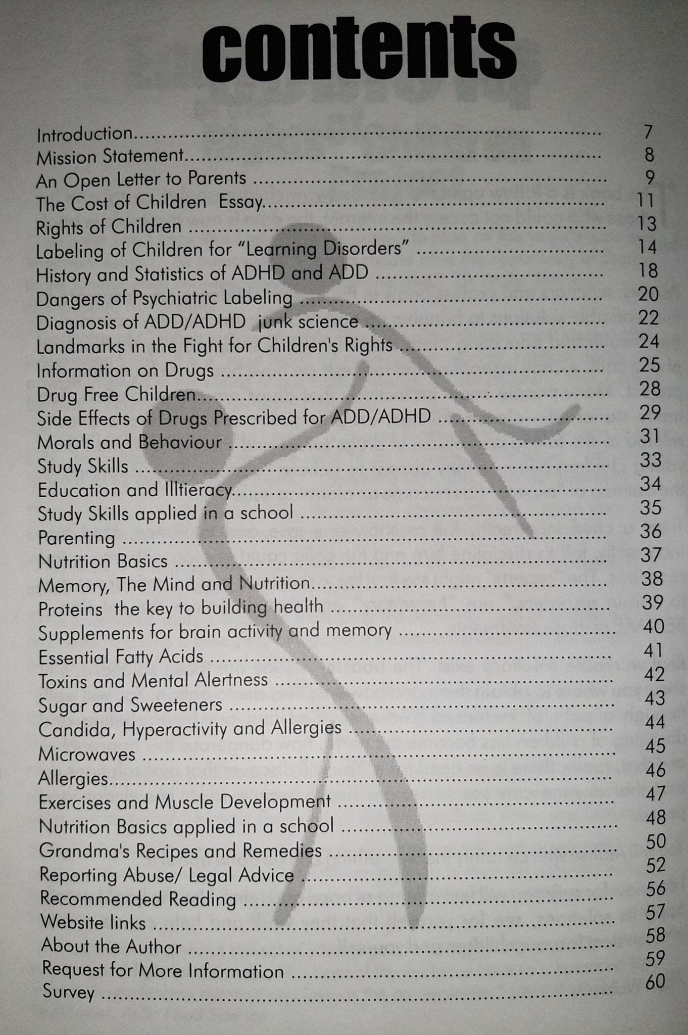 Rights Of Children in Education Information Book - Supa Boost Health