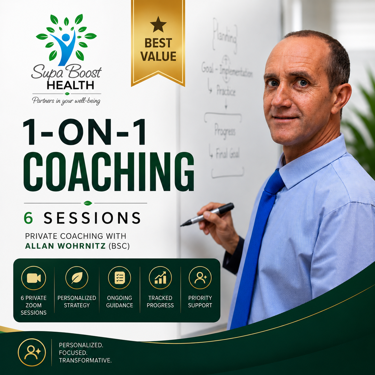 1-On-1 Health & Wellness Coaching With Allan