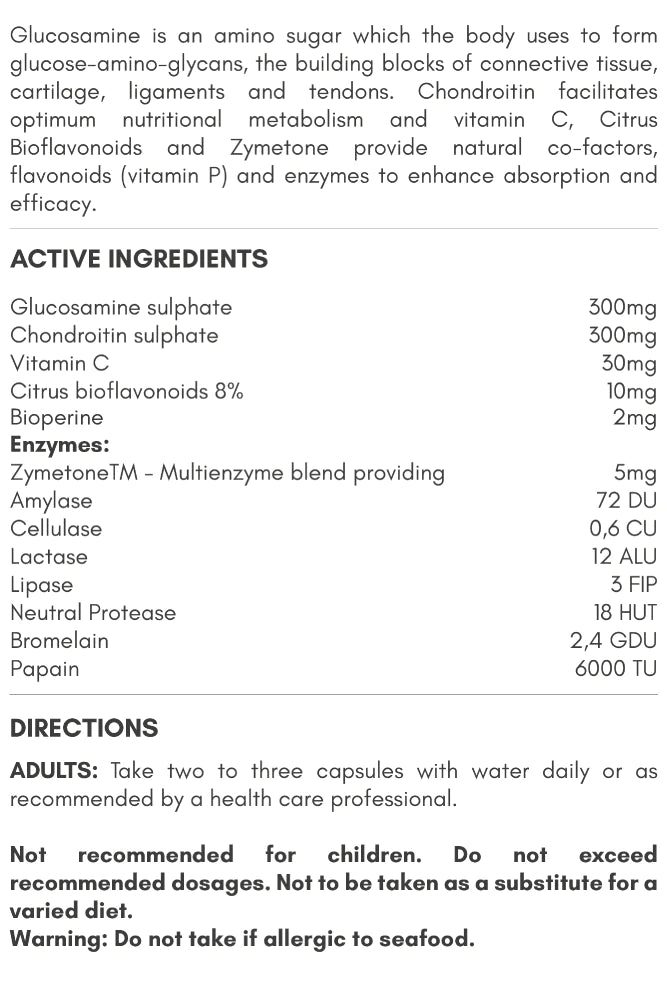 Glucosamine and Chondroitin