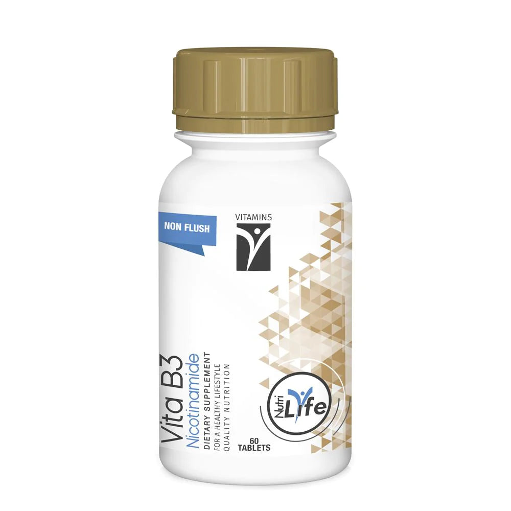 Vitamin B3 - Non-flush Niacin/ Nicotinamide - 100mg